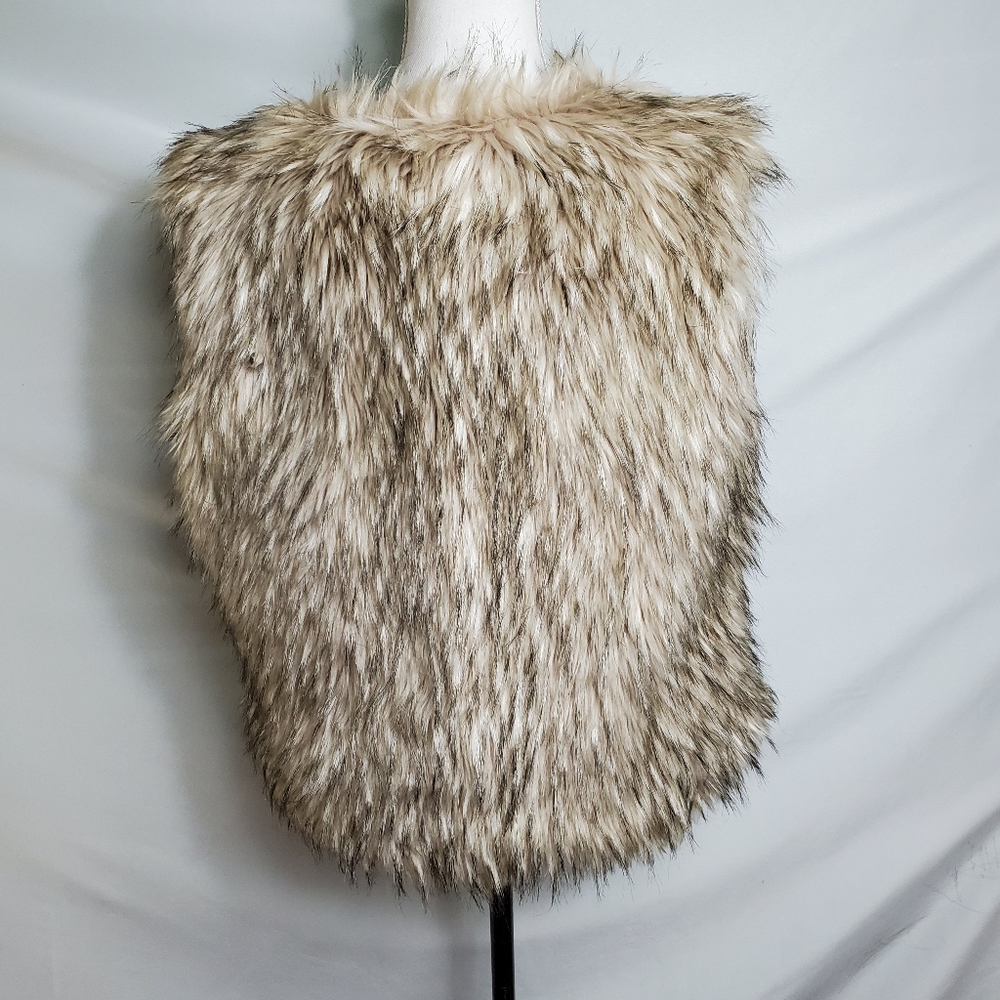 Mixit Faux Fur Lined Sleeveless Vest Sz S… - Picture 5 of 8